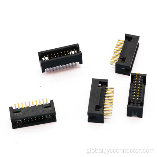 Box Header With Post Connector Double row gold-plated Box Header Connector Factory